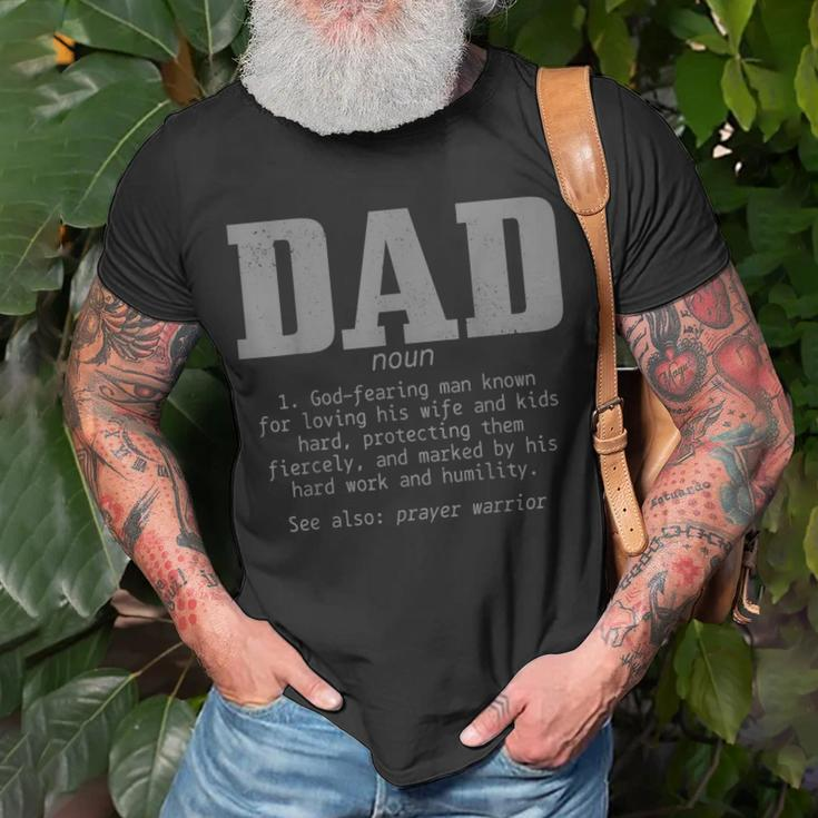 Mens Christian Dad Religious Faith Bible Verse Fathers Day T-Shirt Gifts for Old Men