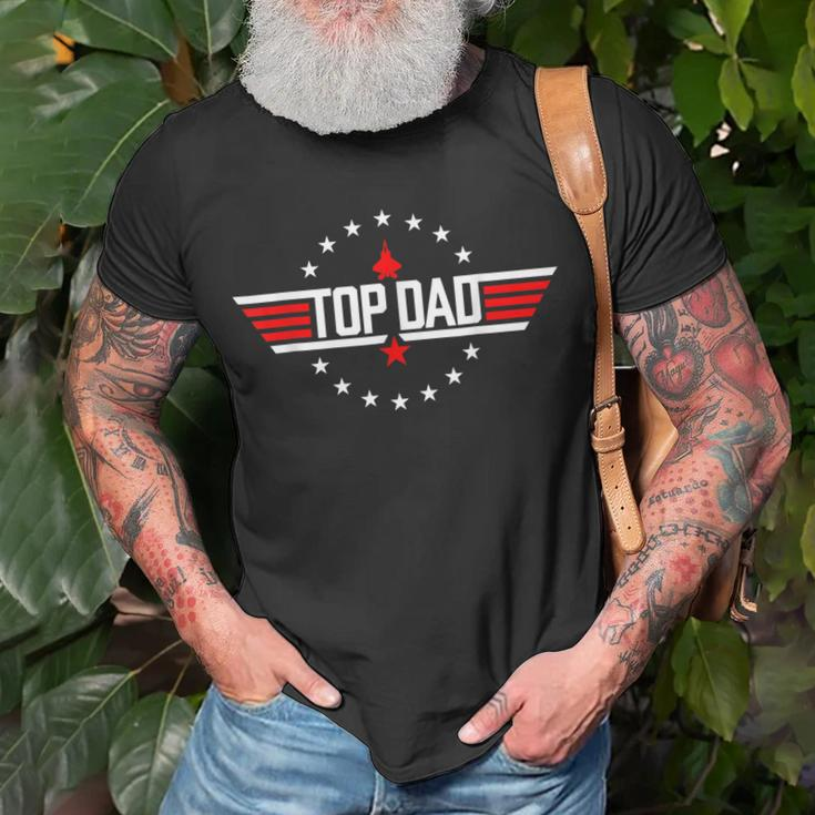 Christmas Birthday For Top Dad Birthday Gun Jet Fathers Day Gift For Mens Unisex T-Shirt Gifts for Old Men