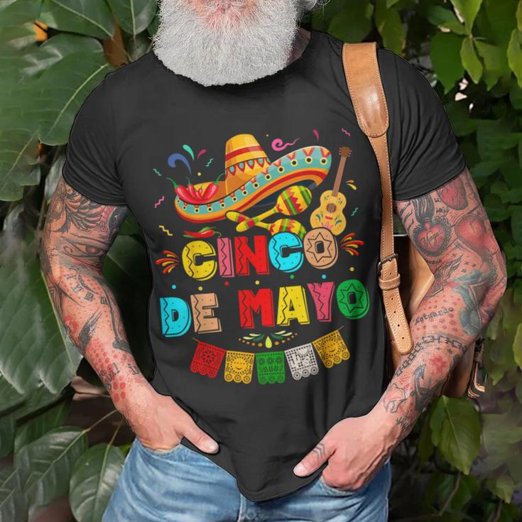 Cinco De Mayo Lets Fiesta 5 De Mayo Squad Fiesta Mexican Unisex T-Shirt Gifts for Old Men