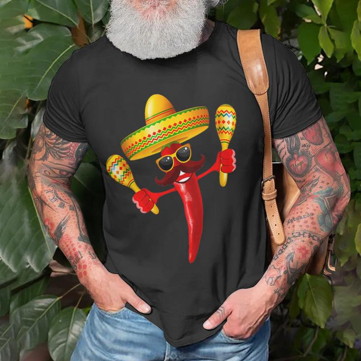 Cinco De Mayo Lets Fiesta Squad 5 De Mayo Mexican Fiesta Unisex T-Shirt Gifts for Old Men