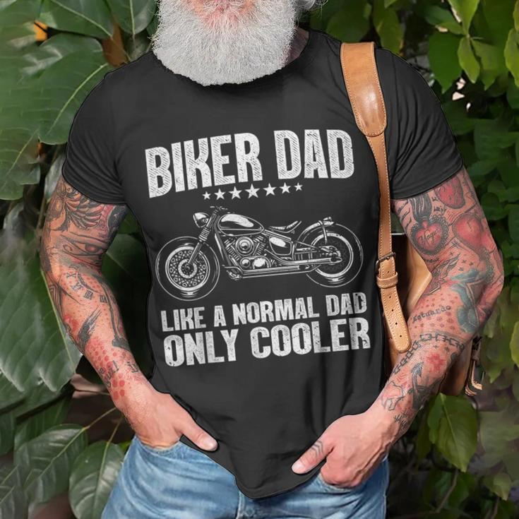 Cool Biker For Dad Men Motorcycling Motorcycle Biker T-Shirt Gifts for Old Men