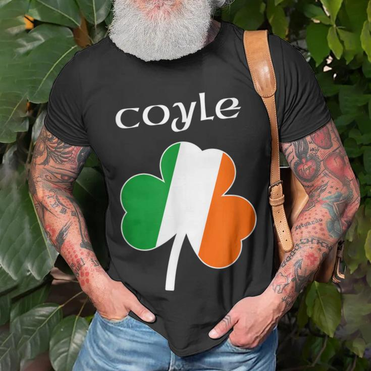 CoyleFamily Reunion Irish Name Ireland Shamrock Unisex T-Shirt Gifts for Old Men