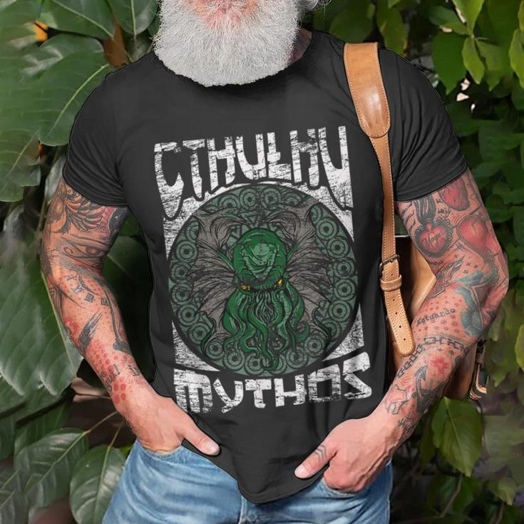 Cthulhu Mythos T-shirt Gifts for Old Men