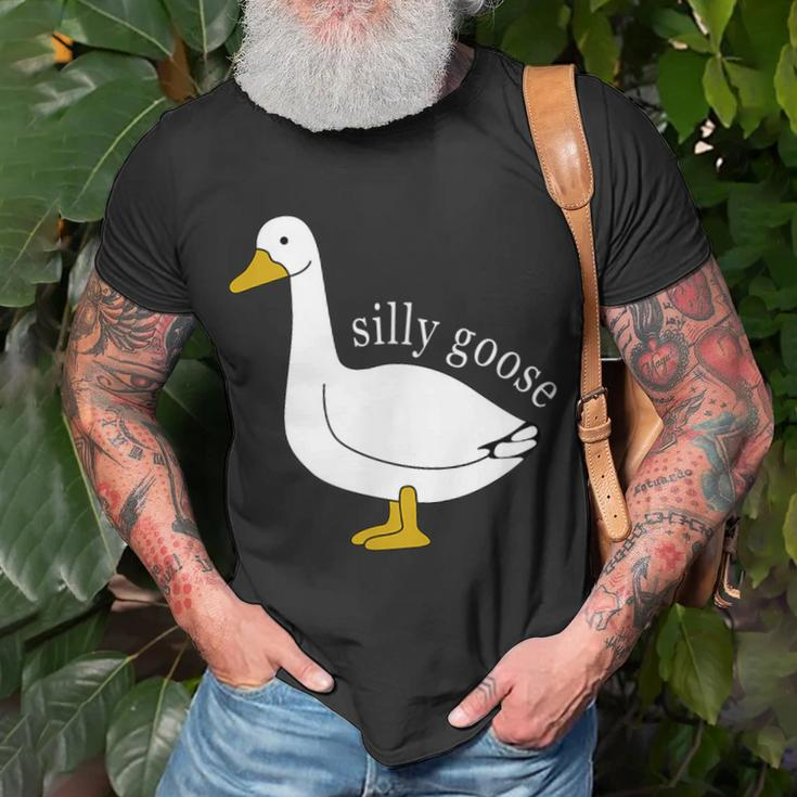 Cute Silly Goose Ugly Xmas Funny Goose Trendy Clothing Unisex T-Shirt Gifts for Old Men