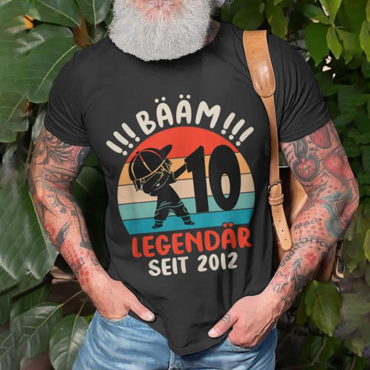 Dabbing Junge Junge Bääm Legendär Seit 2012 10 Geburtstag T-Shirt Geschenke für alte Männer