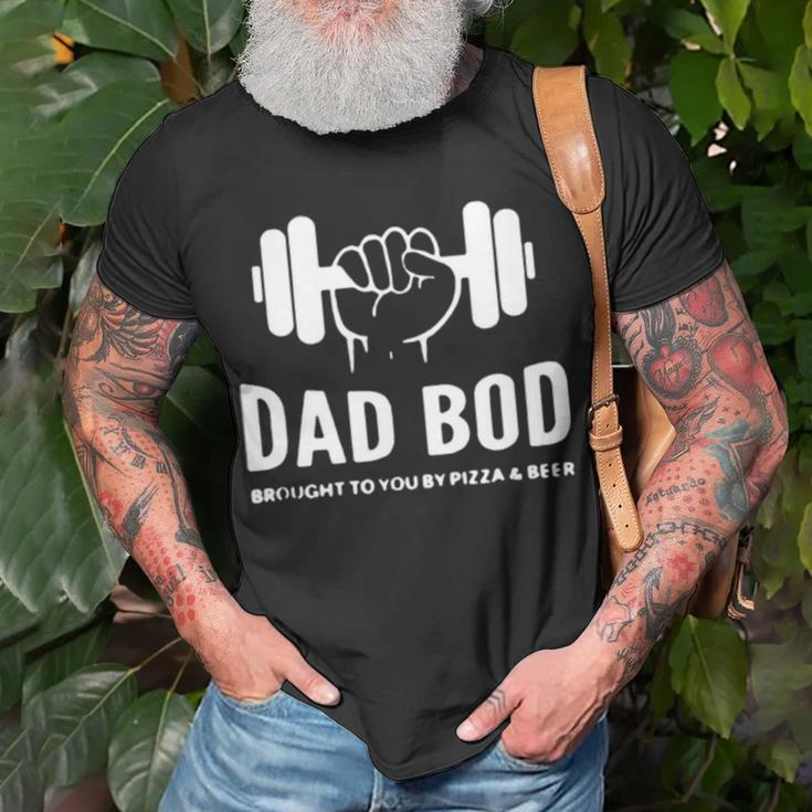Dad Bod Brought To You By Pizza And Beer Unisex T-Shirt Gifts for Old Men