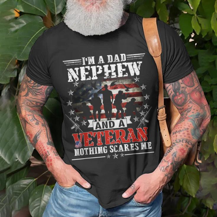 Im A Dad Nephew Veteran Memorial Day Patrioitc T-Shirt Gifts for Old Men