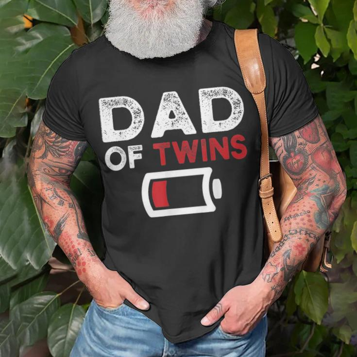Dad Of Twins Fathers Day Gifts Unisex T-Shirt Gifts for Old Men
