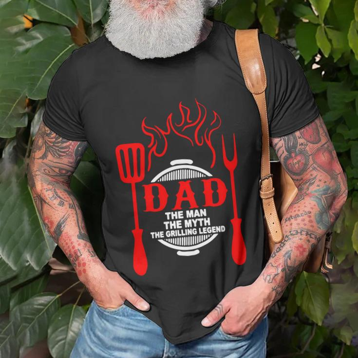 Grilling Dad Gifts, Papa The Man Myth Legend Shirts