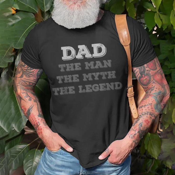Dad The Myth The Legend Vintage Dad Legend Unisex T-Shirt Gifts for Old Men