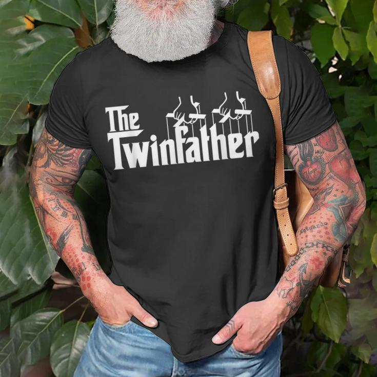 Dad Of Twins Proud Father Of Twins Classic Overachiver T-Shirt Gifts for Old Men