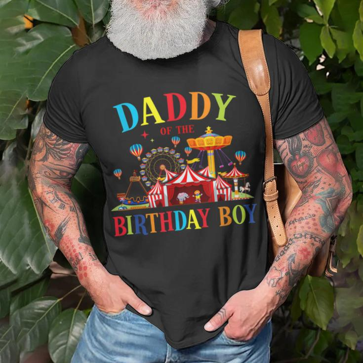 Daddy Of The Birthday Boy Circus Family Matching Unisex T-Shirt Gifts for Old Men