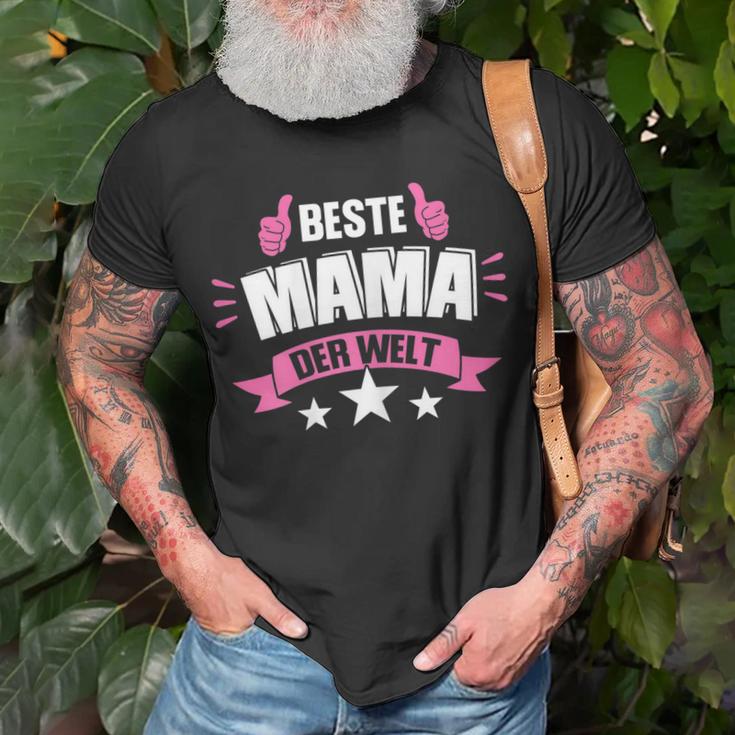 Damen Beste Mama Der Welt V2 T-Shirt Geschenke für alte Männer