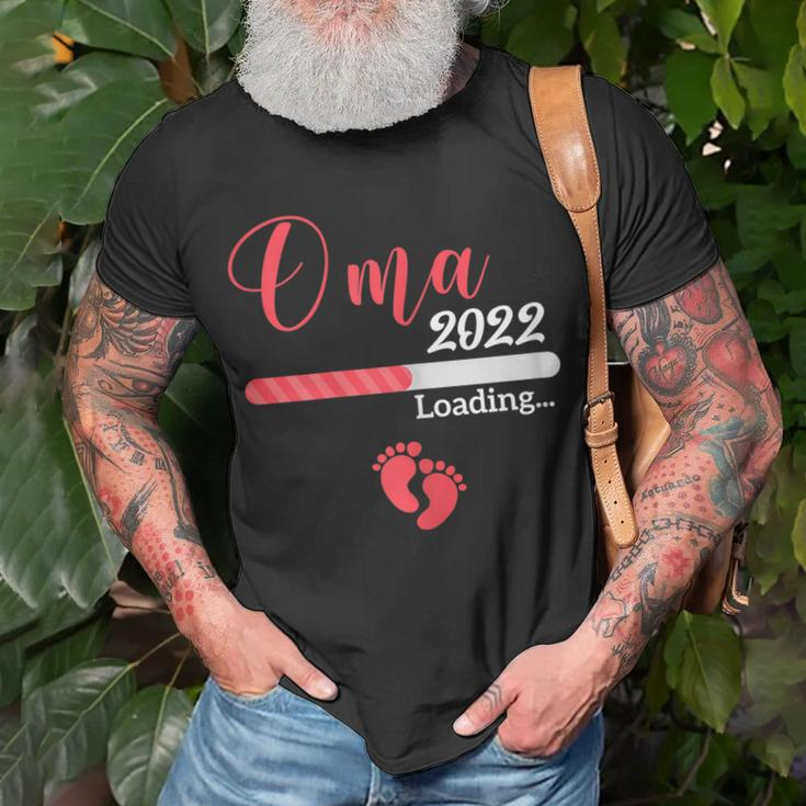 Damen Ich Werde Oma 2022 T-Shirt, Lustige Verkündung Schwangerschaft Geschenke für alte Männer