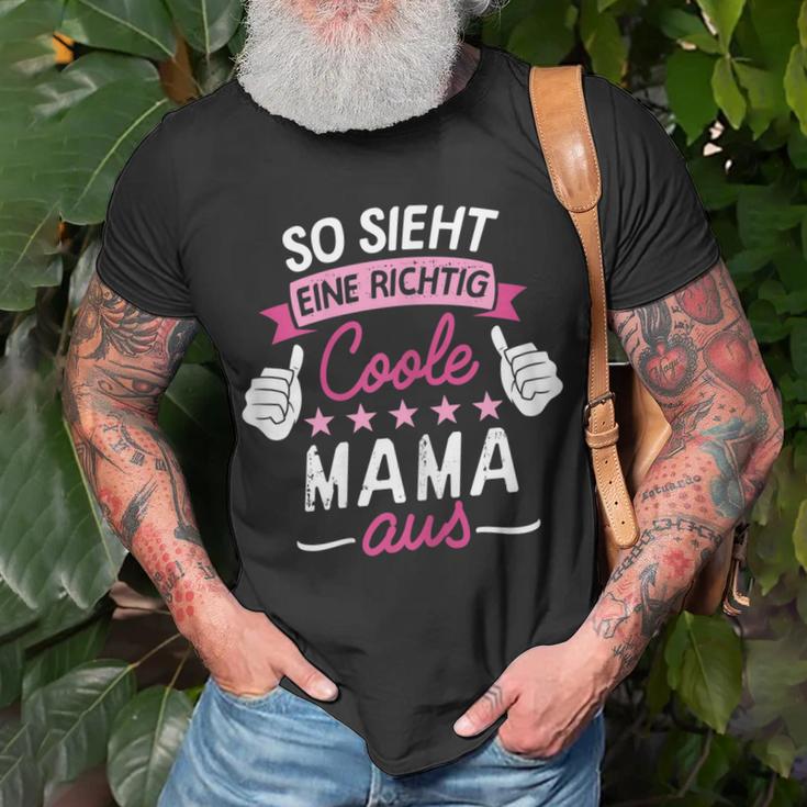 Damen T-Shirt Coole Mama, Lustiges Design für Mütter Geschenke für alte Männer