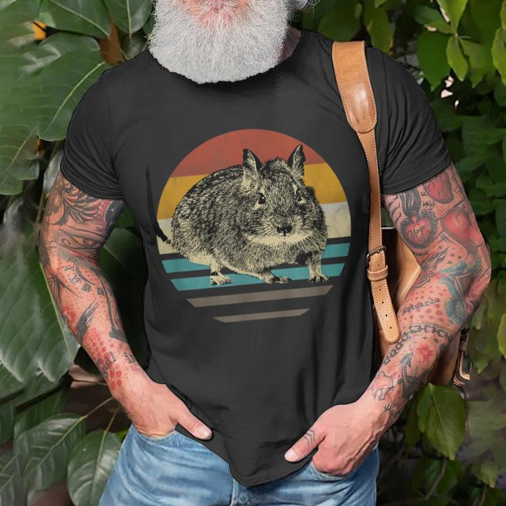 Degu Degus Nager Tier Achtziger Jahre Retro Vintage Geschenk T-Shirt Geschenke für alte Männer