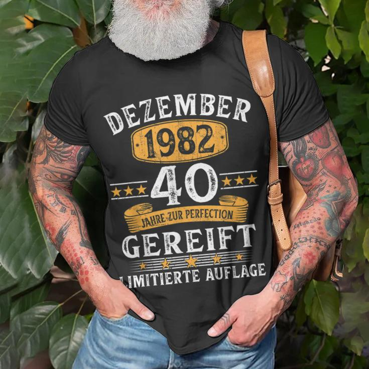 Dezember 1982 Lustige Geschenke Zum 40 Geburtstag Mann Frau T-Shirt Geschenke für alte Männer