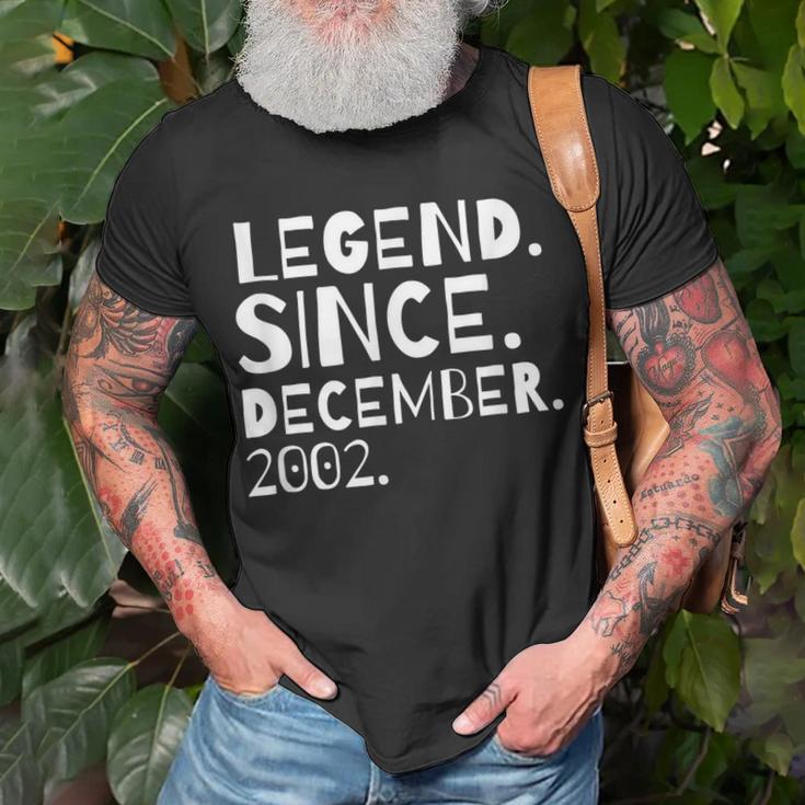 Dezember 2002 Geburtstagslegende T-Shirt für Jungen und Mädchen Geschenke für alte Männer