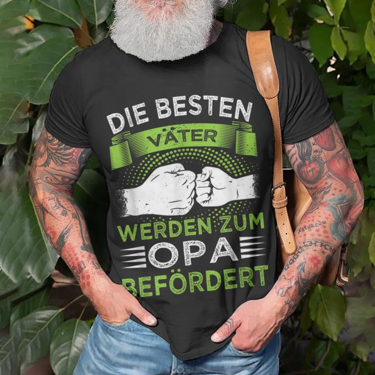Die Besten Väter Werden Zum Opa V2 T-Shirt Geschenke für alte Männer