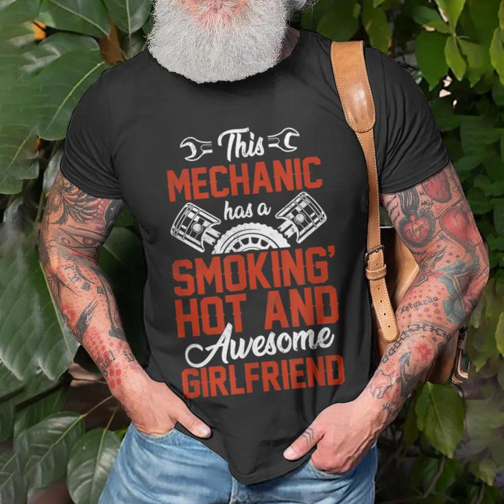 Diesel Aircraft Mechanic Has Girlfriend Unisex T-Shirt Gifts for Old Men