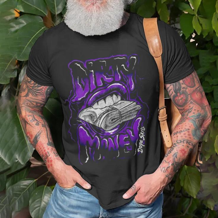 Dirty Money Dope Skill Unisex T-Shirt Gifts for Old Men