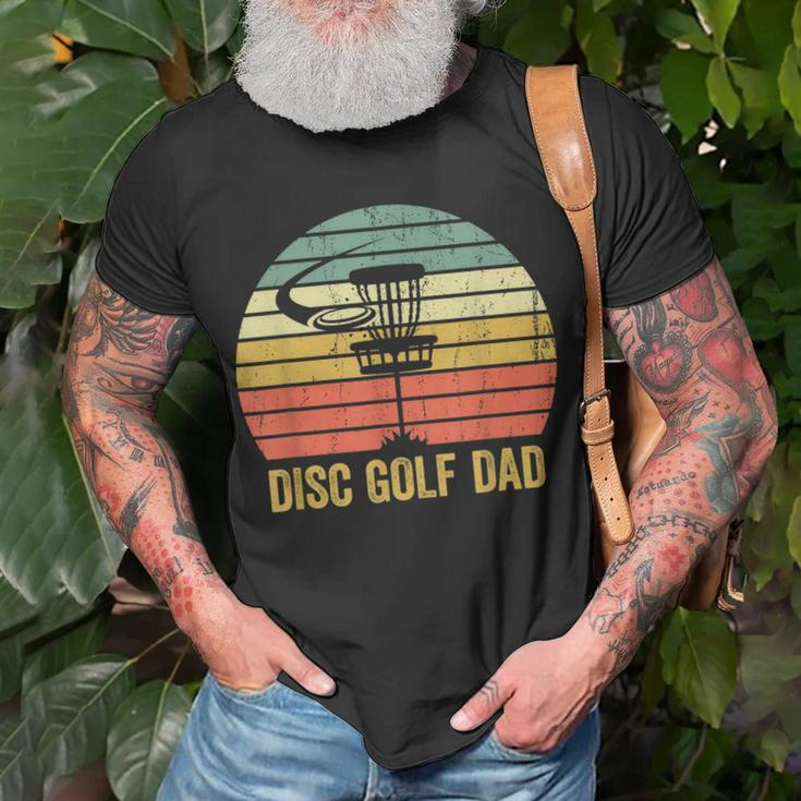 Mens Disc Golf Dad Vintage Fathers Day Frisbee Golfer Retro T-Shirt Gifts for Old Men
