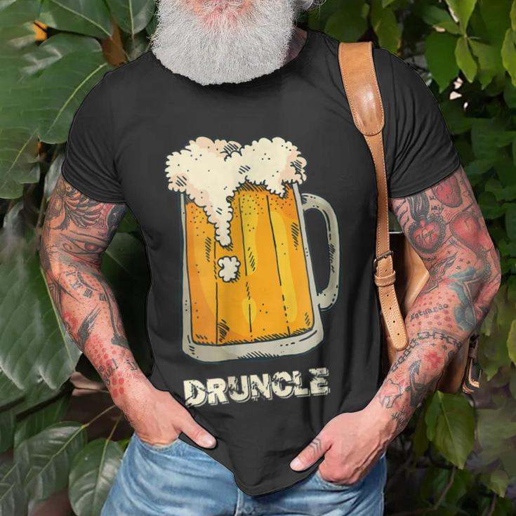 Druncle Drunk Uncle Funny Adult Gift For Mens Unisex T-Shirt Gifts for Old Men