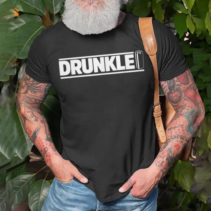 Drunkle Funny Beer Drinking Drunk Uncle Unisex T-Shirt Gifts for Old Men