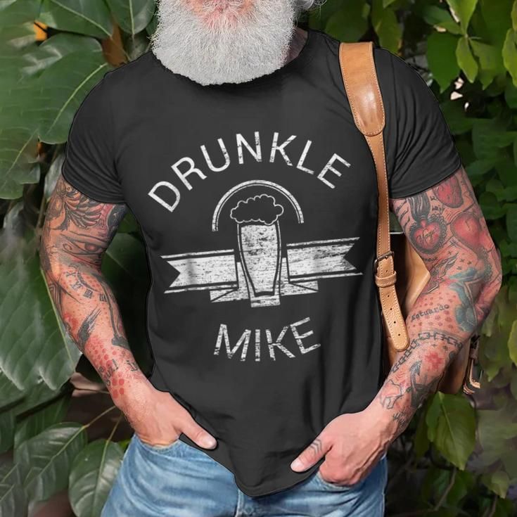 Drunkle Mike Funny Drunk Uncle Beer Gift For Mens Unisex T-Shirt Gifts for Old Men