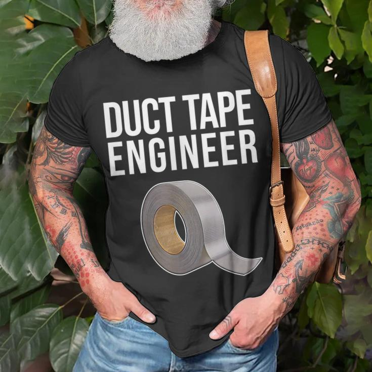 Duct Tape Engineer Heimwerker Lustiges Duct Tape T-Shirt Geschenke für alte Männer