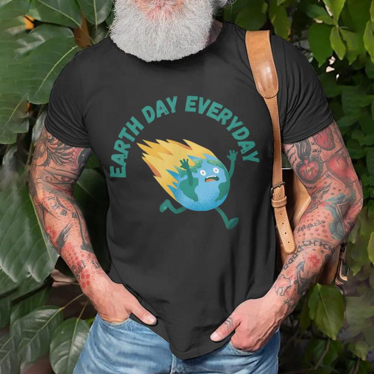 Earth Day Is Everyday - Rethink Earth Day 2023 Activism Unisex T-Shirt Gifts for Old Men