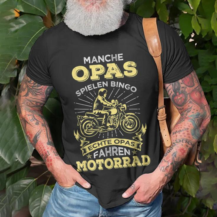 Echte Opas Fahren Motorrad T-Shirt, Ideal für Großväter Geschenke für alte Männer