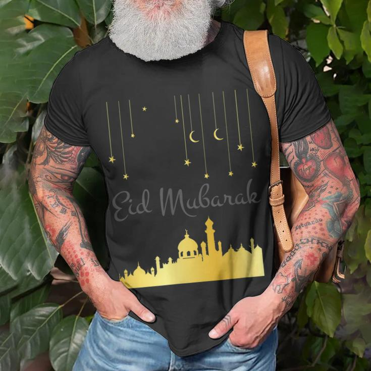 Eid Mubarak Celebrate With Muslims Al-Fitr And Al-Adha Unisex T-Shirt Gifts for Old Men