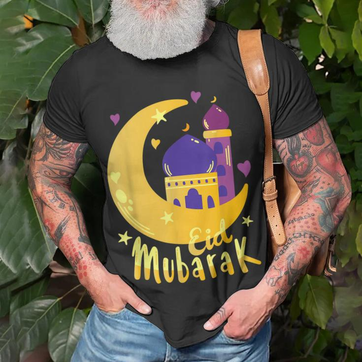 Eid Mubarak - Eid Al Fitr Islamic Holidays Celebration Unisex T-Shirt Gifts for Old Men