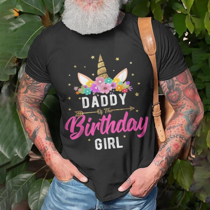 Einhorn Geburtstag Papa Des Geburtstags Mädchen Geschenk V2 T-Shirt Geschenke für alte Männer