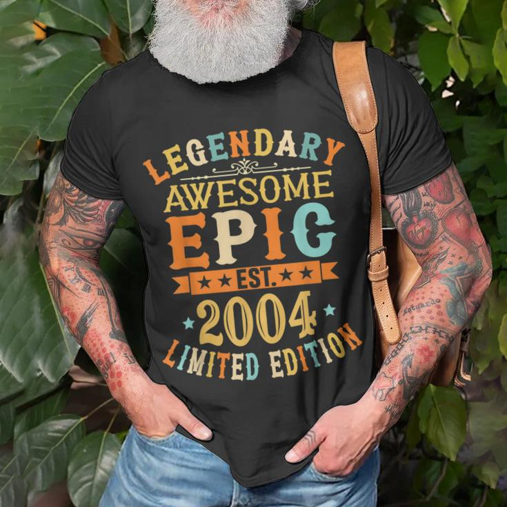 Est 2004 Limited Edition 18 Geburtstag Geschenke 18 Jahre Alt T-Shirt Geschenke für alte Männer
