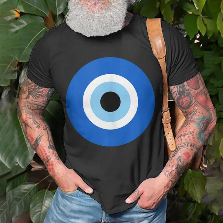 Evil Eye Hamsa Greek Good Luck Protection T-shirt Gifts for Old Men