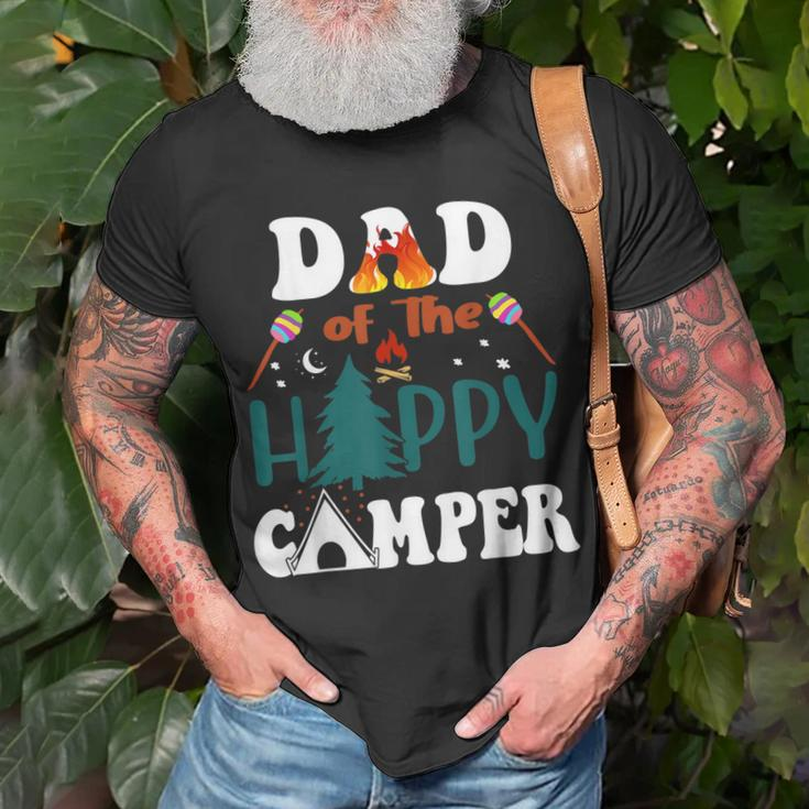 Family Camping Trip Dad Of The Happy Camper Unisex T-Shirt Gifts for Old Men