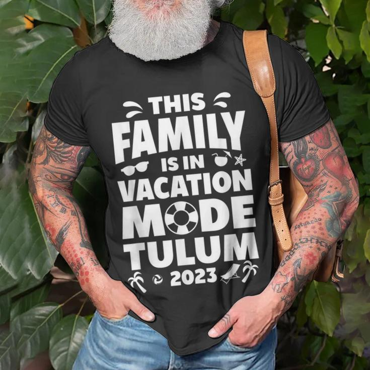 Family Vacation Tulum 2023 Unisex T-Shirt Gifts for Old Men