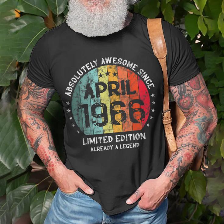 Fantastisch Seit April 1966 Männer Frauen Geburtstag T-Shirt Geschenke für alte Männer