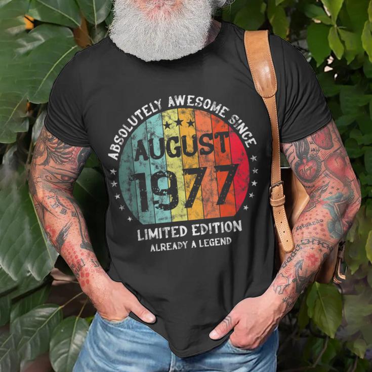 Fantastisch Seit August 1977 Männer Frauen Geburtstag T-Shirt Geschenke für alte Männer