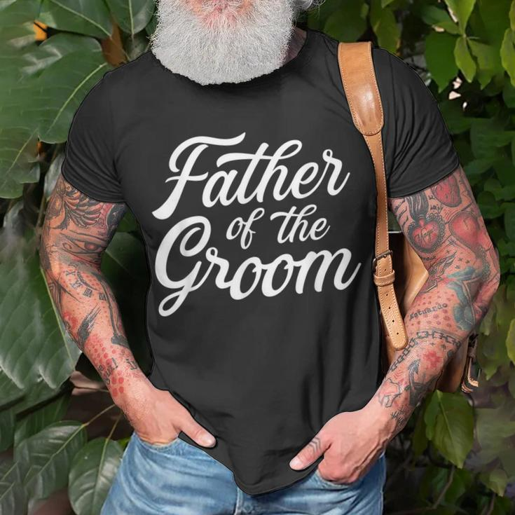 Father Of The Groom Dad For Wedding Or Bachelor Party T-Shirt Gifts for Old Men