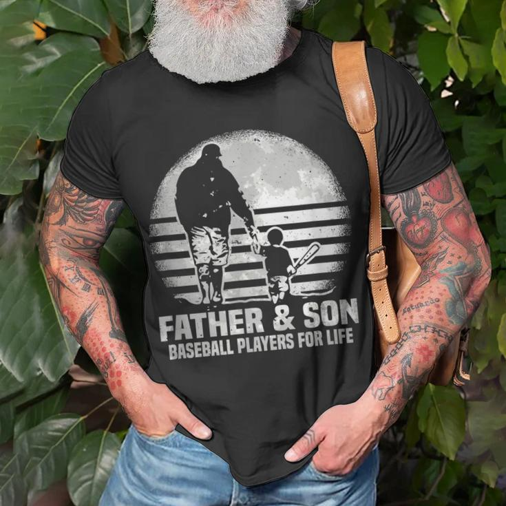 Father And Son Baseball Matching Dad Son T-Shirt Gifts for Old Men