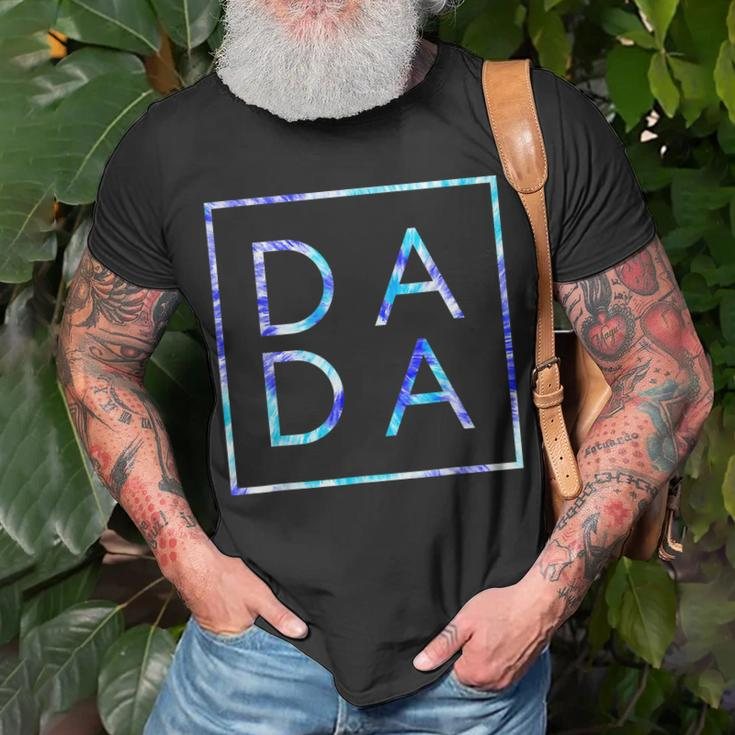Fathers Day For New Dad Dada Him Papa Funny Tie Dye Dada Unisex T-Shirt Gifts for Old Men