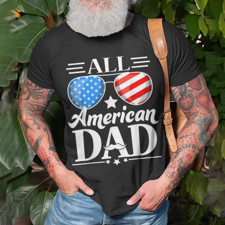Fathers Day Gift | All American Patriot Usa Dad Unisex T-Shirt Gifts for Old Men