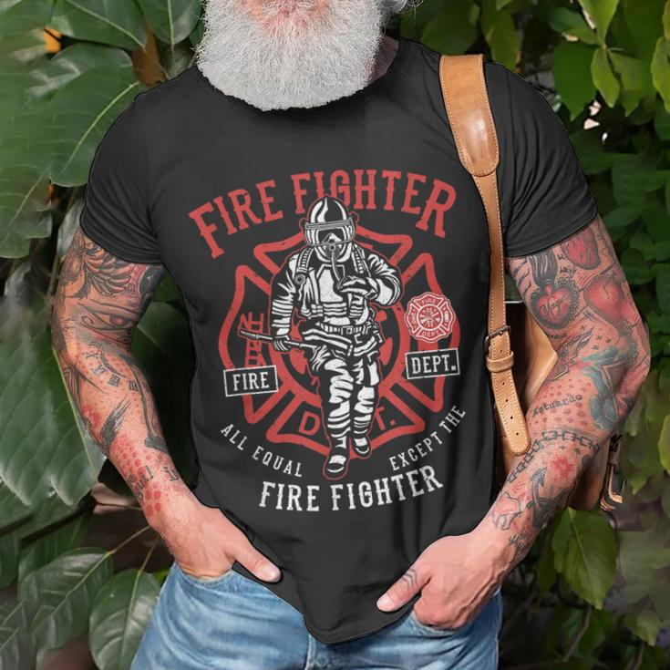 Fire Fighter First Responder Emt Clothing Hero T-Shirt Gifts for Old Men