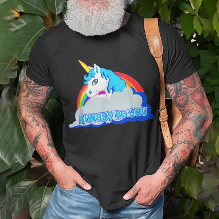 Funny Central Intelligence Unicorn Geek Graphic Unisex T-Shirt Gifts for Old Men