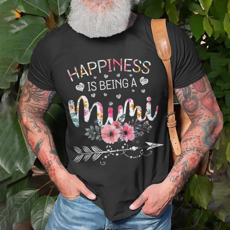 Funny Mimi Mothers Day Gifts | Happiness Is Being A Mimi Gift For Womens Unisex T-Shirt Gifts for Old Men