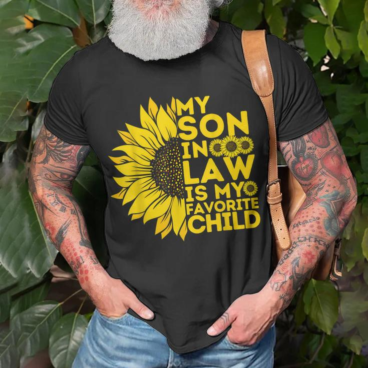 Funny My Son In Law Is My Favorite Child Funny Family Humor Unisex T-Shirt Gifts for Old Men