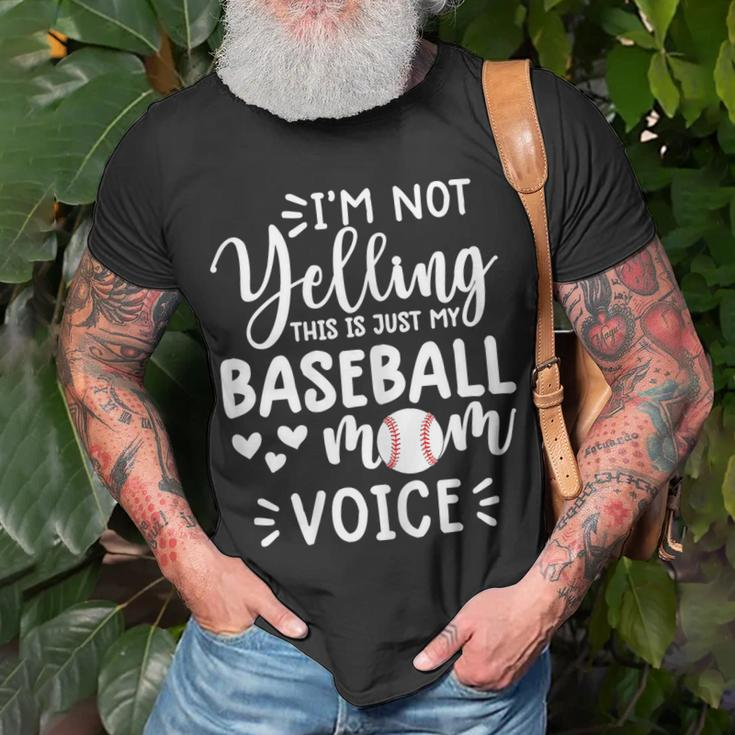 Funny S For Women Baseball Mom Baseball Gift For Womens Unisex T-Shirt Gifts for Old Men
